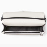 Kate Spade Madison Willow Mini Flap Crossbody - Platinum Grey Multi | Kate Spade 十字斜紋皮革斜揹包/單肩包 - Platinum Grey Multi