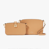 Kate Spade Phoebe Crossbody Duo - Tiramisu Mousse | Kate Spade 可拆式雙袋組合 粒面皮革斜揹包/單肩包 - Tiramisu Mousse