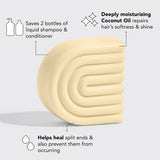 Deep-Moisturizing Conditioner Bar for Dry Damaged Hair (Coconut Oil) | 椰子油深層滋潤護髮皂(美國製造)