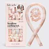 Satin Heatless Curling Set - Sunset Tie Dye | Satin免燙自然捲曲髮帶