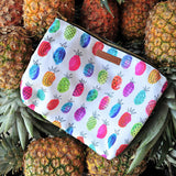 Pura Vida Pineapple Clutch | Pura Vida菠蘿印花防潑水拉鍊袋