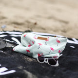 Pura Vida Flamingo Clutch | Pura Vida火烈鳥印花防潑水拉鍊袋