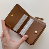 Tory Burch Emerson Mini Wallet - Moose  | Tory Burch 十字紋真皮短銀包 - 啡色