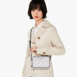 Kate Spade Signature Spade Flower Mini Camera Bag - Navy Multi | Kate Spade 經典黑桃花紋拉鍊斜揹包 - Navy Multi