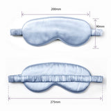 22 Momme Mulberry Silk Sleep Eye Mask・Pale Blue | 22姆米美肌真絲眼罩・Pale Blue