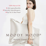 22 Momme Mulberry Pillowcase - Ivory (Set Of 2) | 22姆米美肌真絲枕頭套- 象牙白色 (兩個裝)