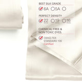 22 Momme Mulberry Pillowcase - Ivory (Set Of 2) | 22姆米美肌真絲枕頭套- 象牙白色 (兩個裝)