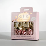 Mulberry Silk Scrunchies.Blush & Champagne | 真絲髮圈.Blush & Champagne