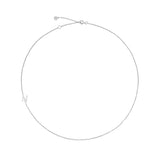 .925 Sterling Silver Sideway Letter N Necklace (18k white gold plating) | .925純銀鍍18K金N字母項鍊