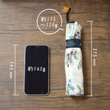 Mikuni Lightweight Folding Umbrella.Modern Cat (Blue&White) | Mikuni 日本輕量晴雨兼用 防風迷你時尚貓雨傘 (天藍色)