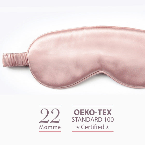 22 Momme Mulberry Silk Sleep Eye Mask・Blush | 22姆米美肌真絲眼罩・Blush