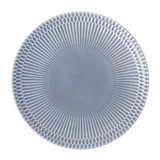 Oda Pottery Stripe 24cm Plate (Gray & Blue) | 小田陶器美濃燒24cm大碟.灰藍
