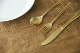 Retro Cutlery Matte Gold Fork | Retro Cutlery 復古啞金色叉