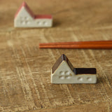【2 Color Available】House Chopstick Rest | 【兩色可選】房屋形美濃燒筷子座