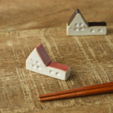 【2 Color Available】House Chopstick Rest | 【兩色可選】房屋形美濃燒筷子座