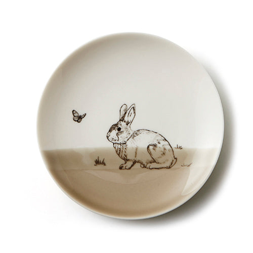 Zoo Matsuda Rabbit Plate | 松田動物園美濃燒兔子碟