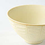 Asumi Minoyaki Bowl (Yellow) | Asumi 彩澄日本製美濃燒浮雕餐碗.淺黃色