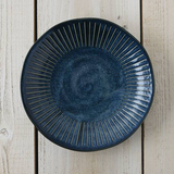 Indigo 20cm Plate | Indigo深藍十草20cm美濃燒碟
