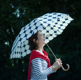 Mikuni Lightweight Folding Umbrella.Dot & Cat (White) | Mikuni 日本輕量晴雨兼用 防風迷你圓點貓雨傘 (白色)