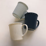 Bistro Mug - Navy | 法式小餐館風凹凸紋馬克杯.海軍藍色