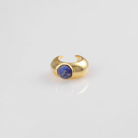 Moody Mood Gemstone Ear Cuff.Gold /Lapis | Moody Mood Gemstone 耳骨夾.Gold /Lapis