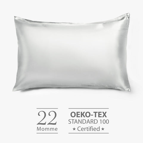 22 Momme Mulberry Pillowcase・Modern Gray | 22姆米美肌真絲枕頭套・Modern Gray