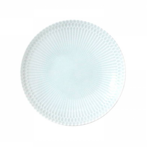 Oda Pottery Stripe 19.7cm Plate (Light Blue & White) | 小田陶器美濃燒19.7cm大碟.淺藍白