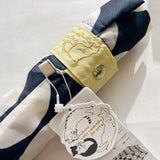 Mikuni Lightweight Folding Umbrella.Dot & Cat (White) | Mikuni 日本輕量晴雨兼用 防風迷你圓點貓雨傘 (白色)