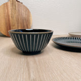 Minorutouki Sendan Bowl - Navy | 美濃燒窯變飯碗.海軍藍色