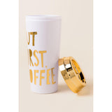 Hot Stuff Thermal Travel Mug - But First Coffee | But First Coffee 隨行保溫杯