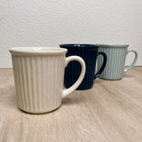 Bistro Mug - Navy | 法式小餐館風凹凸紋馬克杯.海軍藍色