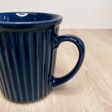 Bistro Mug - Navy | 法式小餐館風凹凸紋馬克杯.海軍藍色