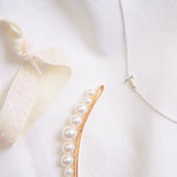 .925 Sterling Silver Sideway Letter T Necklace (18k white gold plating) | .925純銀鍍18K金T字母項鍊