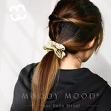 Mulberry Silk Scrunchies.Blush & Champagne | 真絲髮圈.Blush & Champagne