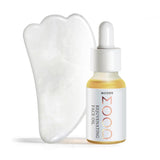 The Rejuvenating Duo: White Jade Guasha & Face Oil Set | 天然白玉刮痧板及美容油套裝