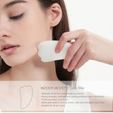 Natural White Jade Guasha Facial Tool | 天然白玉刮痧板