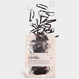 No-Snag Elastic・Black 100pc | No-Snag 橡筋髮圈・黑色100條