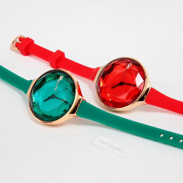 rchard Gem Watch - Ruby | 寶石切面腕錶・紅色
