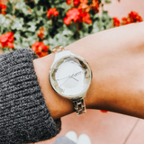 Orchard Gem Stainless Steel Watch - Silver | 不銹鋼寶石切面腕錶・銀色