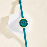 Orchard Gem Watch - Teal | 寶石切面腕錶・墨綠色
