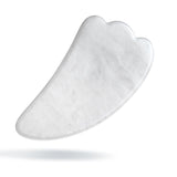 Natural White Jade Guasha Facial Tool | 天然白玉刮痧板
