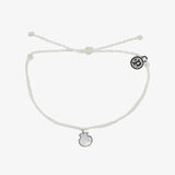 Real Shell Silver Charm Bracelet・White | Real Shell Silver Charm 手工防水手繩・White