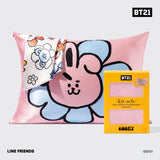 BT21 meets Kitsch Satin Pillowcase - Cooky | BTS防彈少年團 BT21 x Kitsch舒適睡眠枕頭套 - Cooky (Jung Kook田柾國)