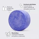 Purple Toning Shampoo Bar for Color Treated & Grey Hair | Biotin去黃校色洗髮皂（美國製造）