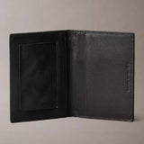 Calvin Klein Allover Monogram Logo Matte Bifold Wallet with Card Case - Black | Calvin Klein Monogram印花配真皮兩摺銀包(連卡片套) - 黑色