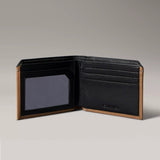 Calvin Klein RFID Leather Slim Bifold Wallet | Calvin Klein RFID防護十字壓紋真皮銀包