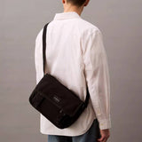 Calvin Klein Workwear Messenger Bag - Black | Calvin Klein 帆布翻蓋斜孭袋/郵差包 - Black