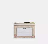 Coach Mini Skinny ID Cardholder - Floral Print | Coach 真皮卡片套／散紙包 - Floral Print