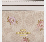 Coach Mini Skinny ID Cardholder - Floral Print | Coach 真皮卡片套／散紙包 - Floral Print