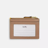 Coach Mini Skinny Id Case With Plaid Print - Im/Bright Maize Multi | Coach 格子提花卡片套／散紙包 - Im/Bright Maize Multi
